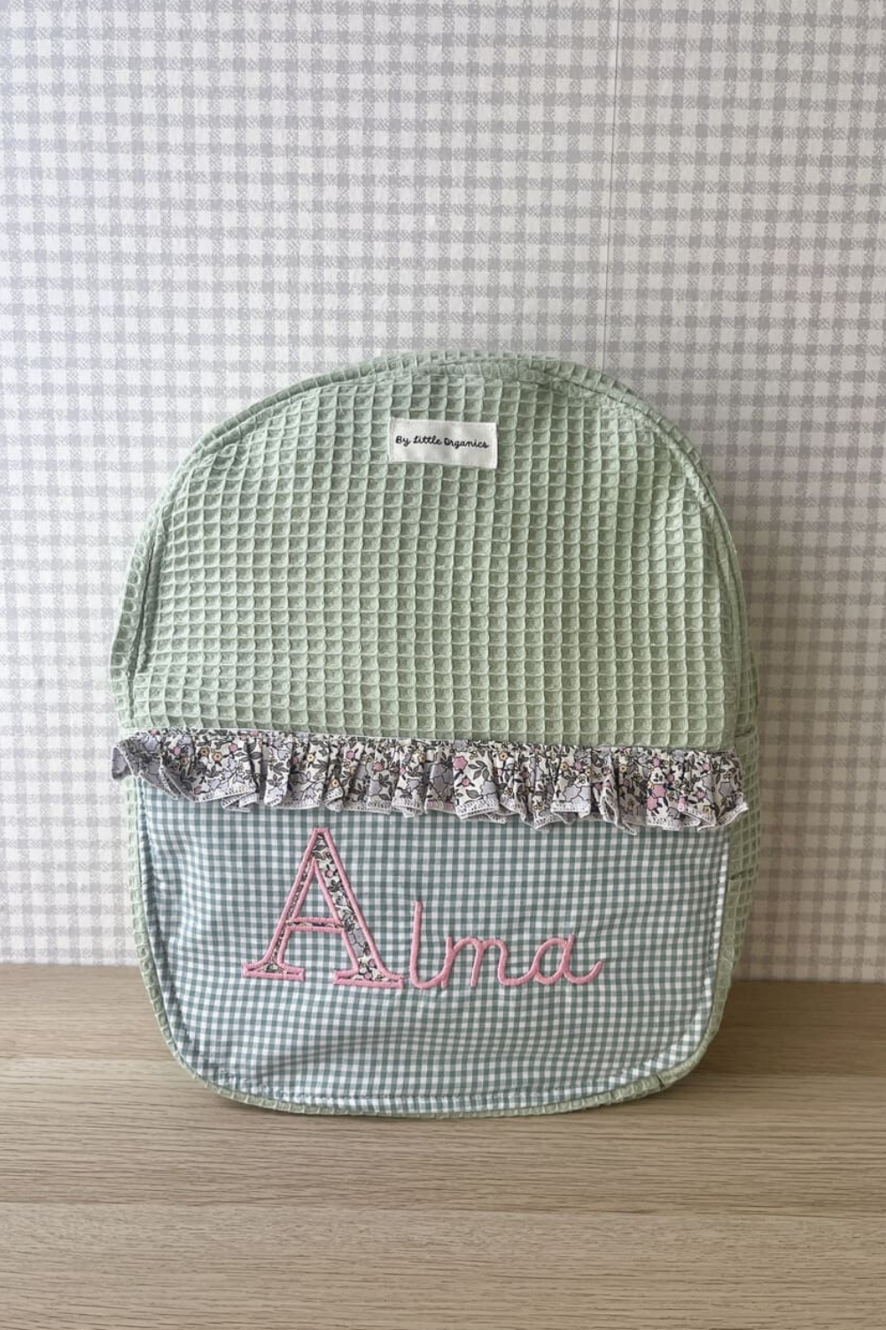 Mochila waffle combinada