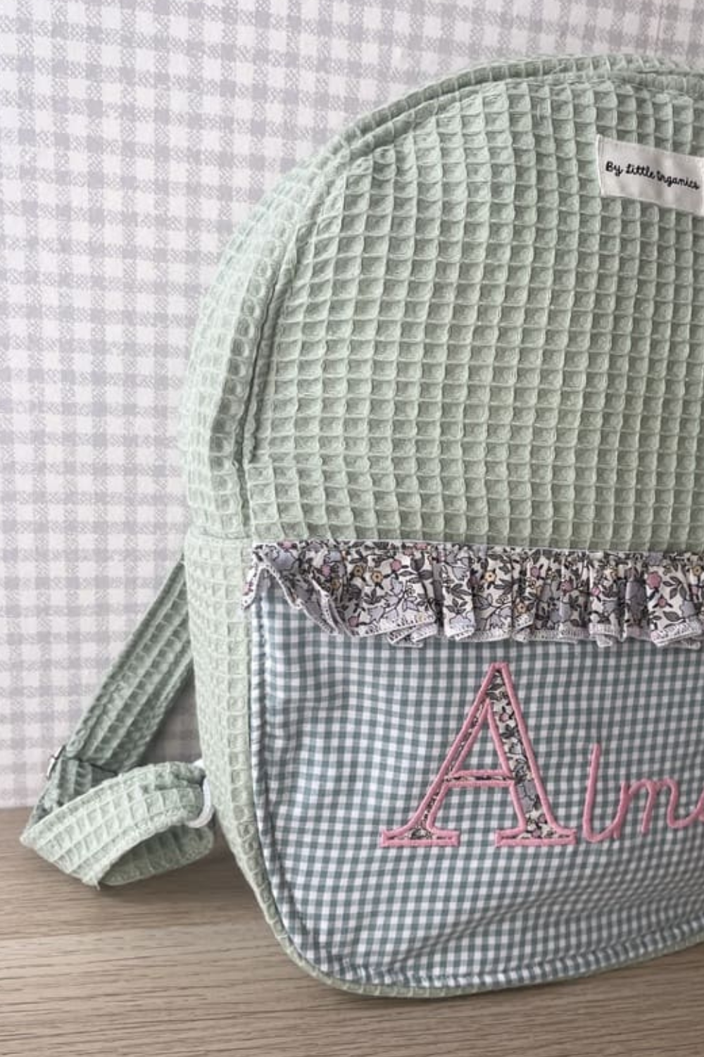 Mochila waffle combinada