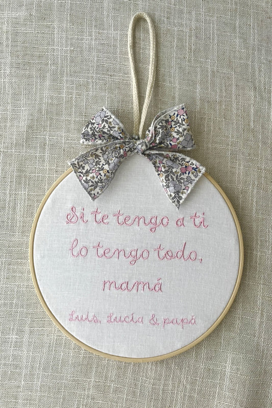 Bastidor personalizado día de la madre