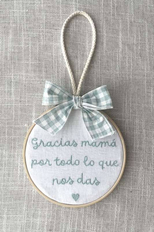 Bastidor personalizado dia de la madre vichy