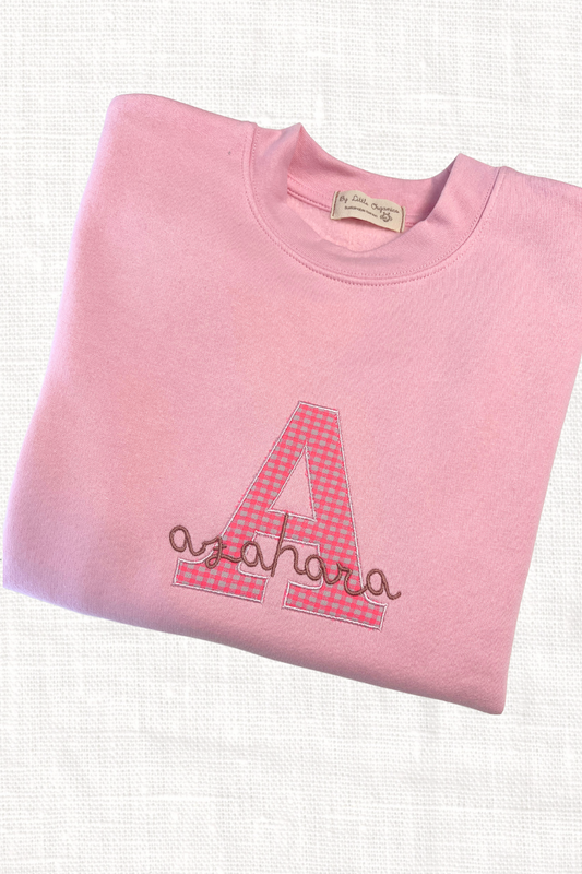 Sudadera color vichy