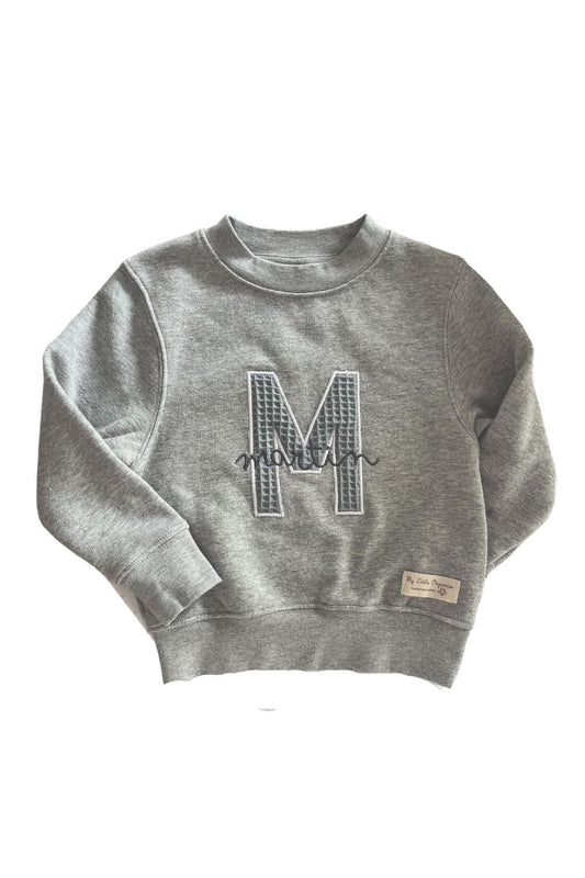 Sudadera inicial waffle