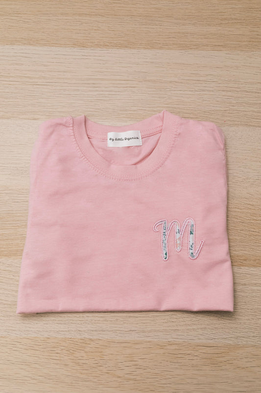 Camiseta inicial tela flores