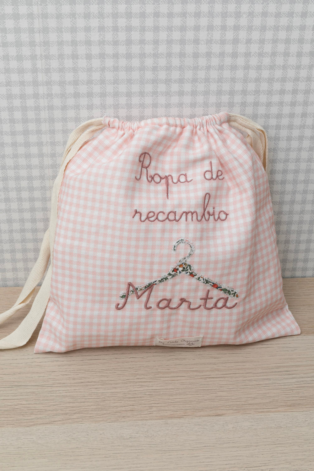 Bolsita de muda rosa