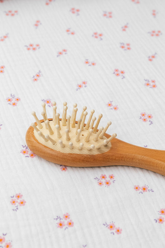 Cepillo púas madera bebé
