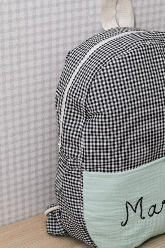 Mochila vichy estructura