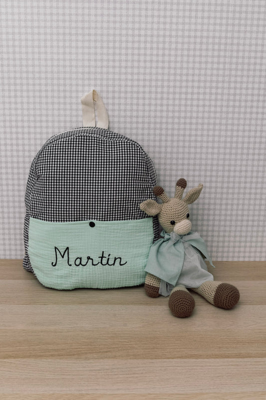 Mochila vichy estructura