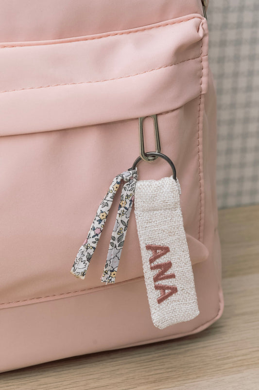 Mochila cole rosa personalizable