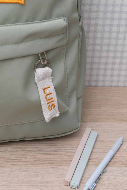 Mochila cole verde personalizable