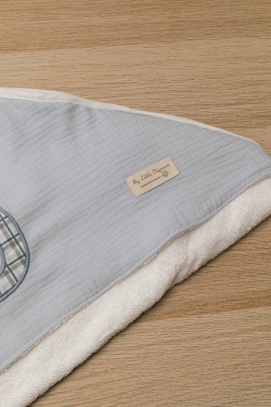 Toalla bambula azul 100% bambú