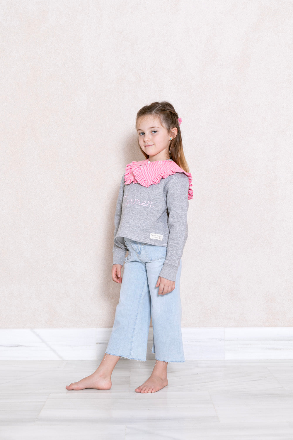 Sudadera Gris Barbie