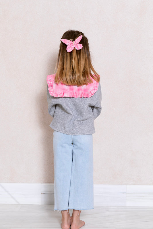 Sudadera Gris Barbie