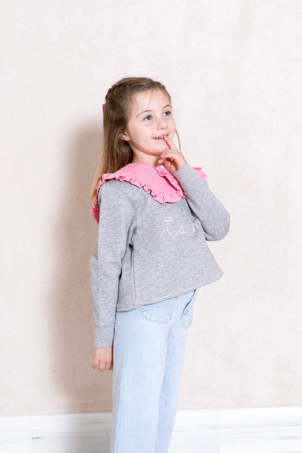 Sudadera Gris Barbie
