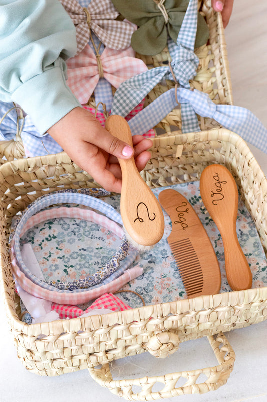 Maletita de palma accesorios