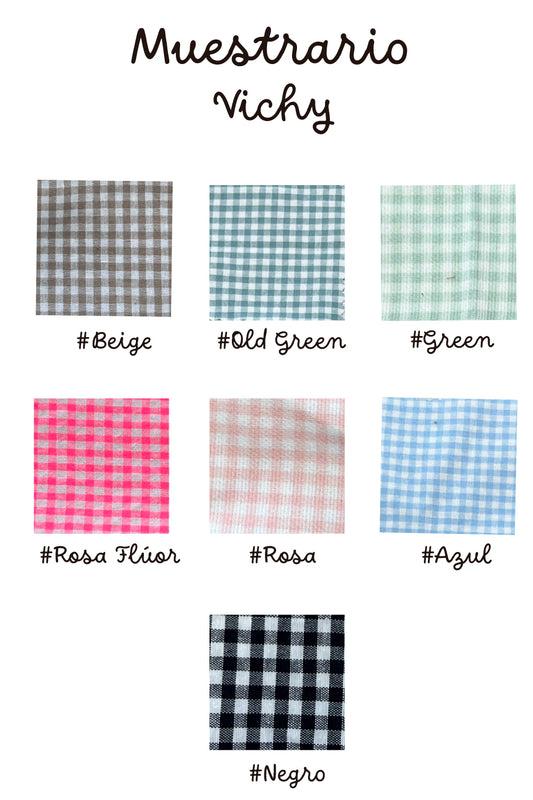 Sudadera inicial vichy nombre