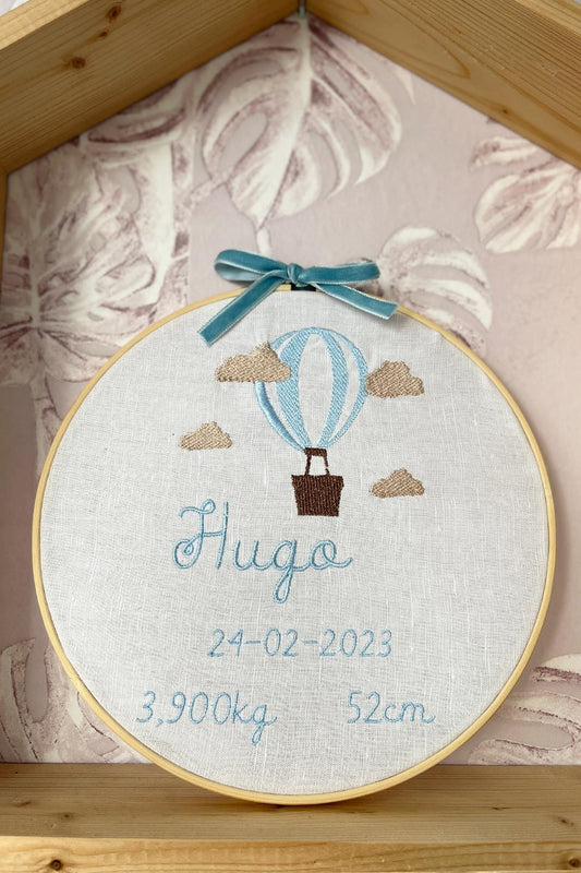 Bastidor personalizado nacimiento Globo