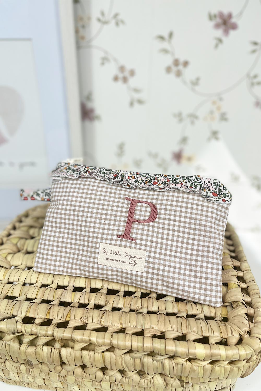 Estuche plano vichy