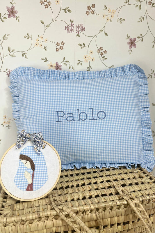 Pack cojín + virgencita a juego