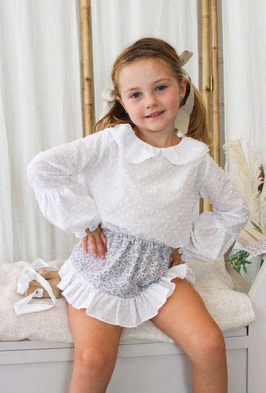 Blusa Romántica Plumeti