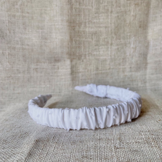 Diadema plumeti blanca