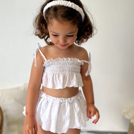 Conjuntito Plumeti Bailarina blanco